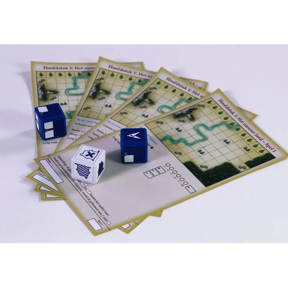 999 Games Buitenspelen & Spelletjes* My City Roll & Write dobbelspel