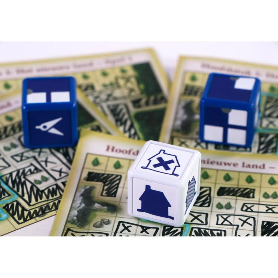 999 Games Buitenspelen & Spelletjes* My City Roll & Write dobbelspel