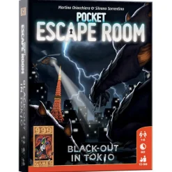 999 Games Buitenspelen & Spelletjes* Pocket Escape Room: Black-out in Tokio