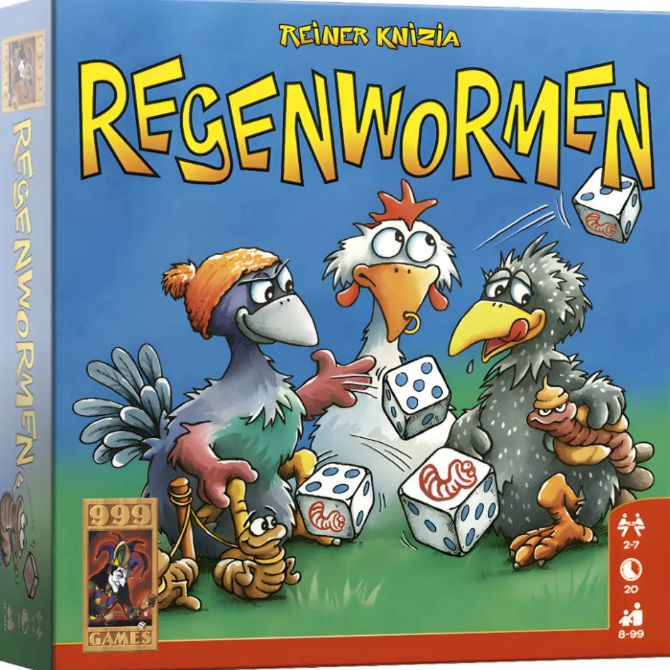 999 Games Buitenspelen & Spelletjes* Regenwormen dobbelspel