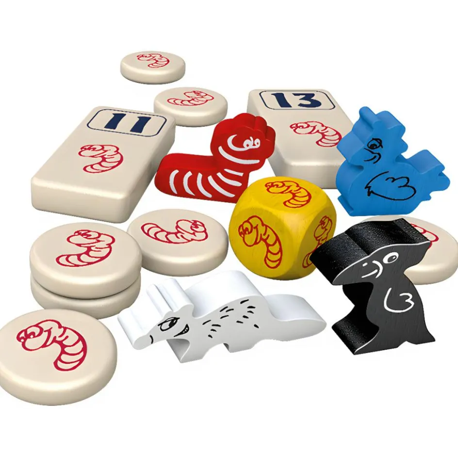 999 Games Buitenspelen & Spelletjes* Regenwormen uitbreiding dobbelspel