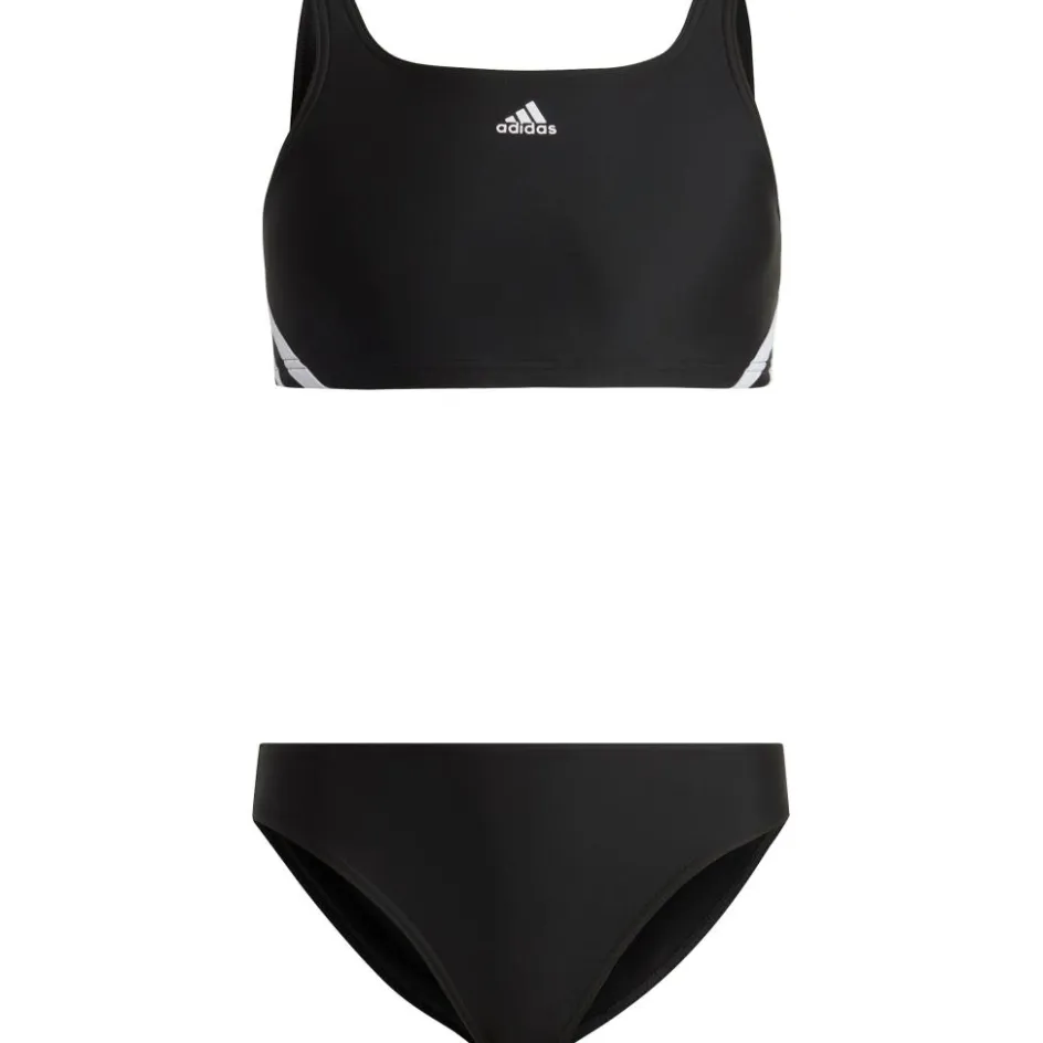 adidas Bikini*3 Stripes bikini junior black white