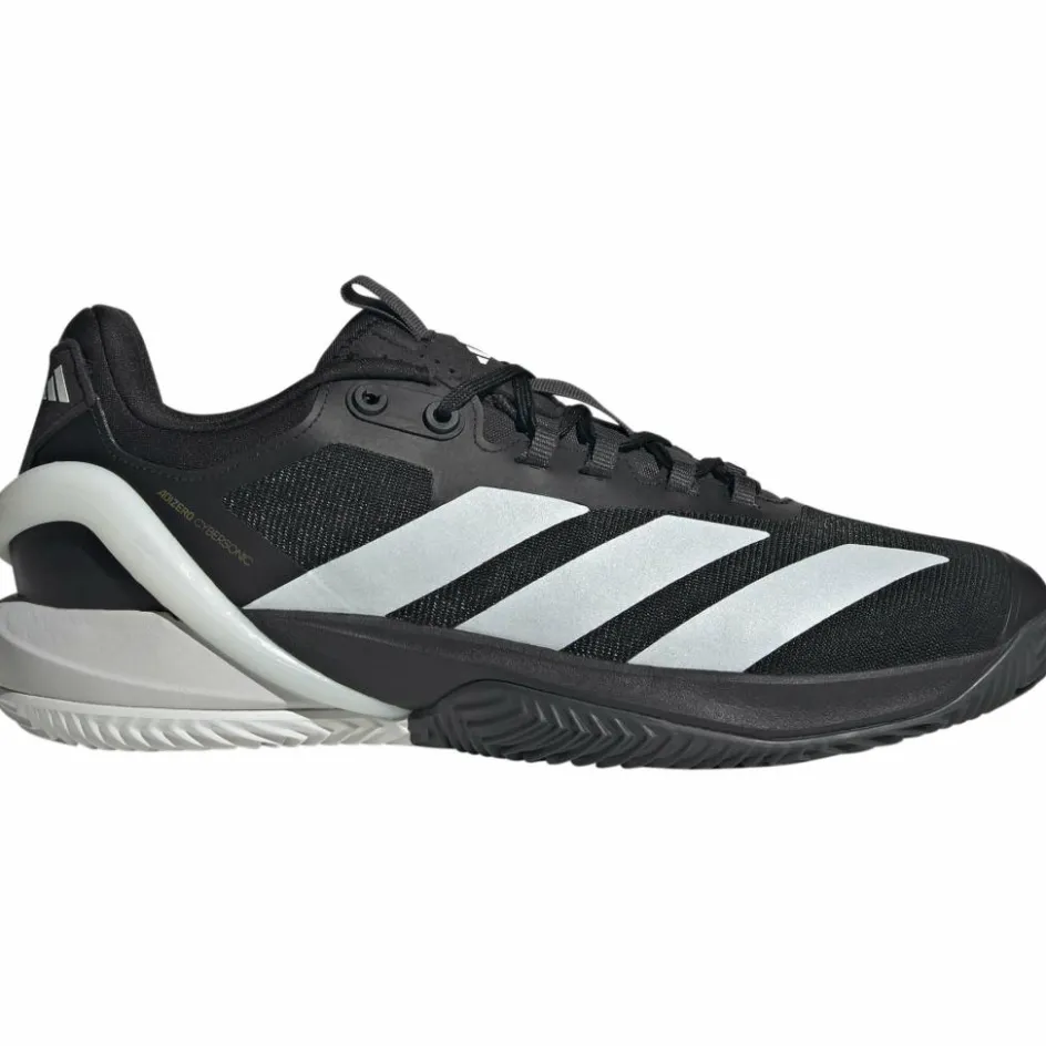 adidas Tennisschoenen*Adizero Cybersonic 2 Clay tennisschoenen heren core black zero metalic carbon