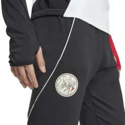adidas Voetbalkleding*Ajax Tiro 25 trainingsbroek heren black white bold red