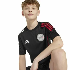 adidas Voetbalkleding*Ajax Tiro 25 voetbalshirt junior black white bold red