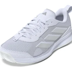 adidas Tennisschoenen*Avaflash tennisschoenen dames cloud white cloud white silver metallic