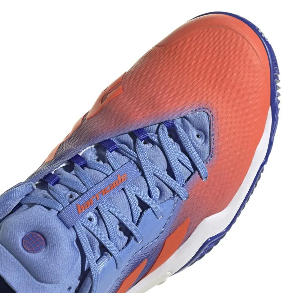 adidas Tennisschoenen*Barricade tennisschoenen heren lucid blue solar red blue fusion
