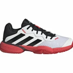 adidas Tennisschoenen*Barricade tennisschoenen junior cloud white core black lucid red