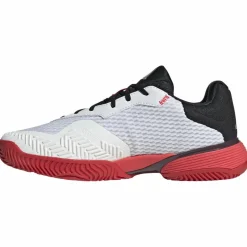 adidas Tennisschoenen*Barricade tennisschoenen junior cloud white core black lucid red