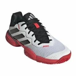 adidas Tennisschoenen*Barricade tennisschoenen junior cloud white core black lucid red