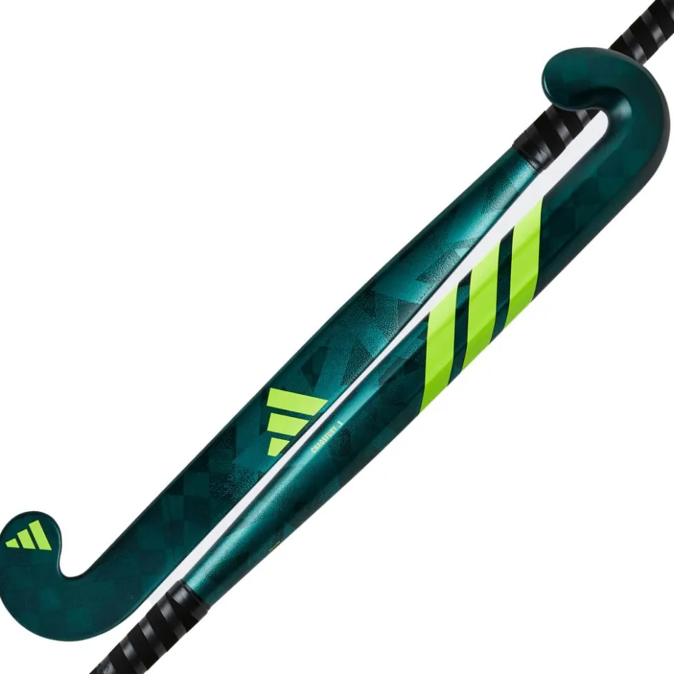 adidas Hockeystick*Chaosfury .1 Ultra Low Bow hockeystick green yellow