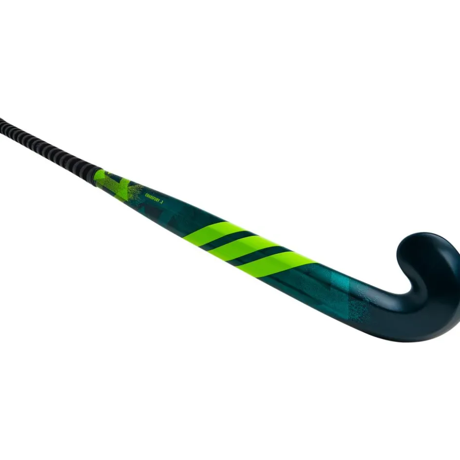adidas Hockeystick*Chaosfury .3 Ultra Low Bow hockeystick green yellow
