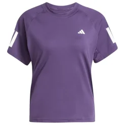 adidas Tenniskleding*Club 3-Stripes Climacool tennisshirt dames  burgundy