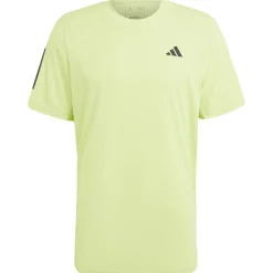 adidas Tenniskleding*Club 3-Stripes tennisshirt heren pulse lime