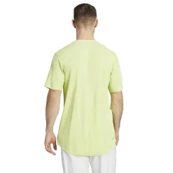 adidas Tenniskleding*Club 3-Stripes tennisshirt heren pulse lime