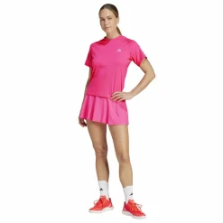 adidas Tenniskleding*Club 3-stripes tennisshirt dames lucid pink