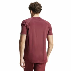 adidas Tenniskleding*Club 3-stripes tennisshirt heren shadow red