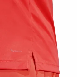 adidas Tenniskleding*Club 3-stripes tennisshirt heren semi lucid red