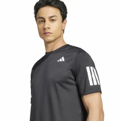 adidas Tenniskleding*Club 3-stripes tennisshirt heren black