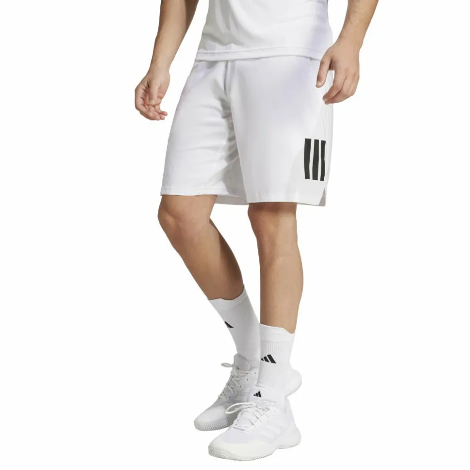 adidas Tenniskleding*Club 3-stripes tennisshort heren white