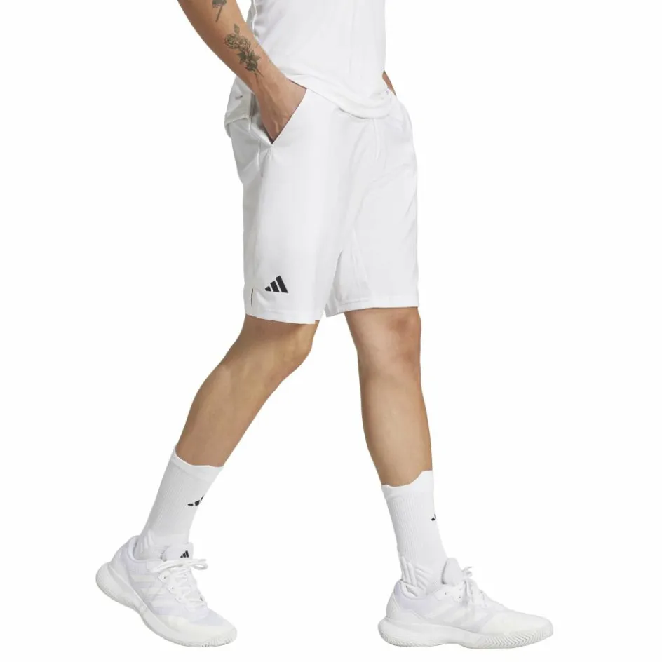 adidas Tenniskleding*Club 3-stripes tennisshort heren white