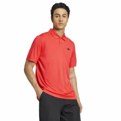 adidas Tenniskleding*Club tennispolo heren semi lucid red
