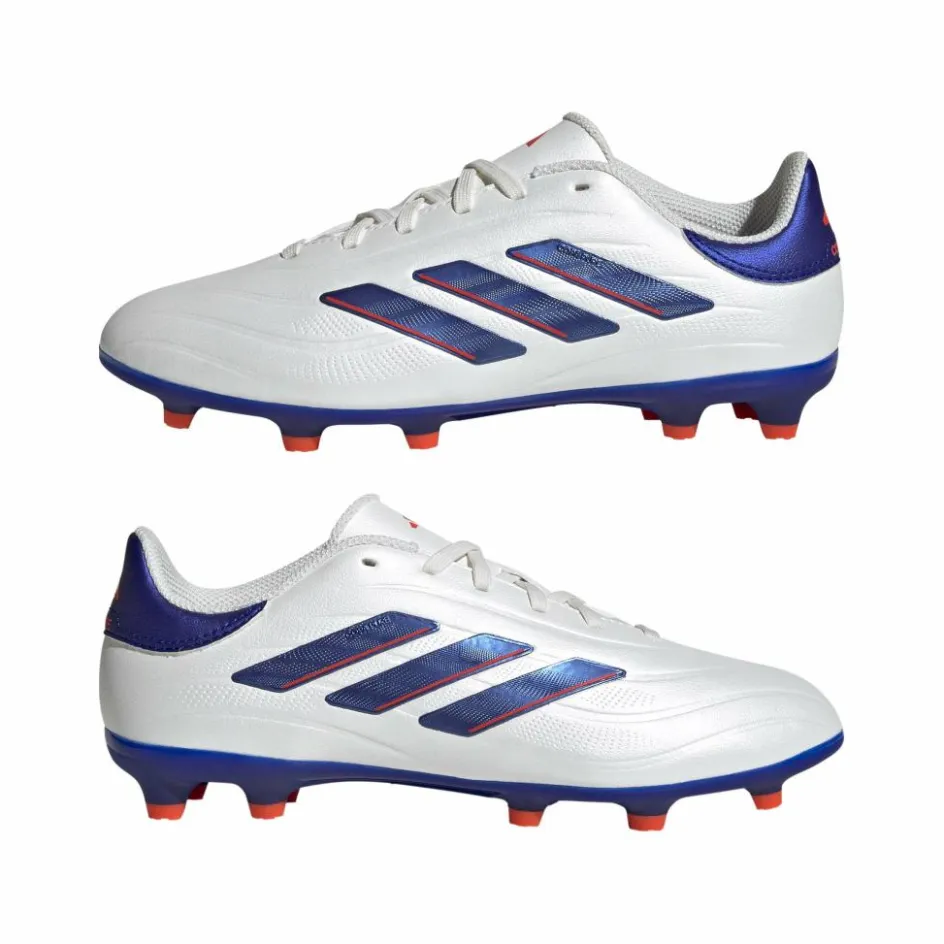 adidas Voetbalschoenen*Copa Pure 2 League FG voetbalschoenen junior cloud white lucid blue solar red