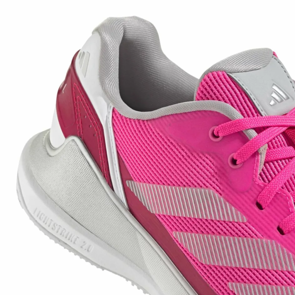 adidas Padelschoenen*Crazyquick Lightstrike padelschoenen dames lucid pink silver metallic lucid red