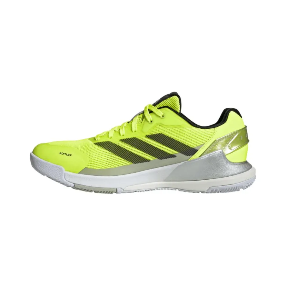 adidas Padelschoenen*Crazyquick padelschoenen heren lucid lemon core black silver metallic