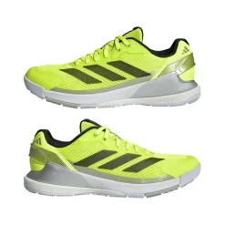 adidas Padelschoenen*Crazyquick padelschoenen heren lucid lemon core black silver metallic