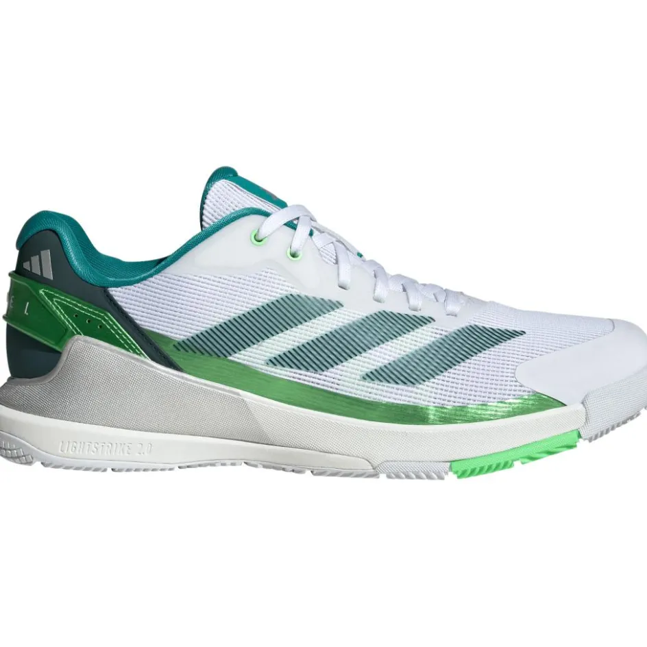 adidas Padelschoenen*Crazyquick padelschoenen heren cloud white aurora ivy lime burst