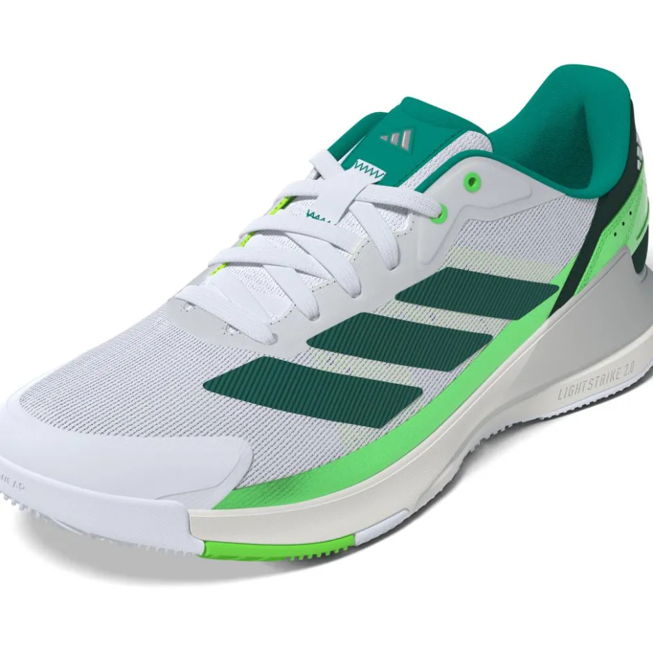adidas Padelschoenen*Crazyquick padelschoenen heren cloud white aurora ivy lime burst