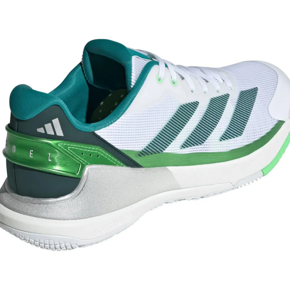 adidas Padelschoenen*Crazyquick padelschoenen heren cloud white aurora ivy lime burst