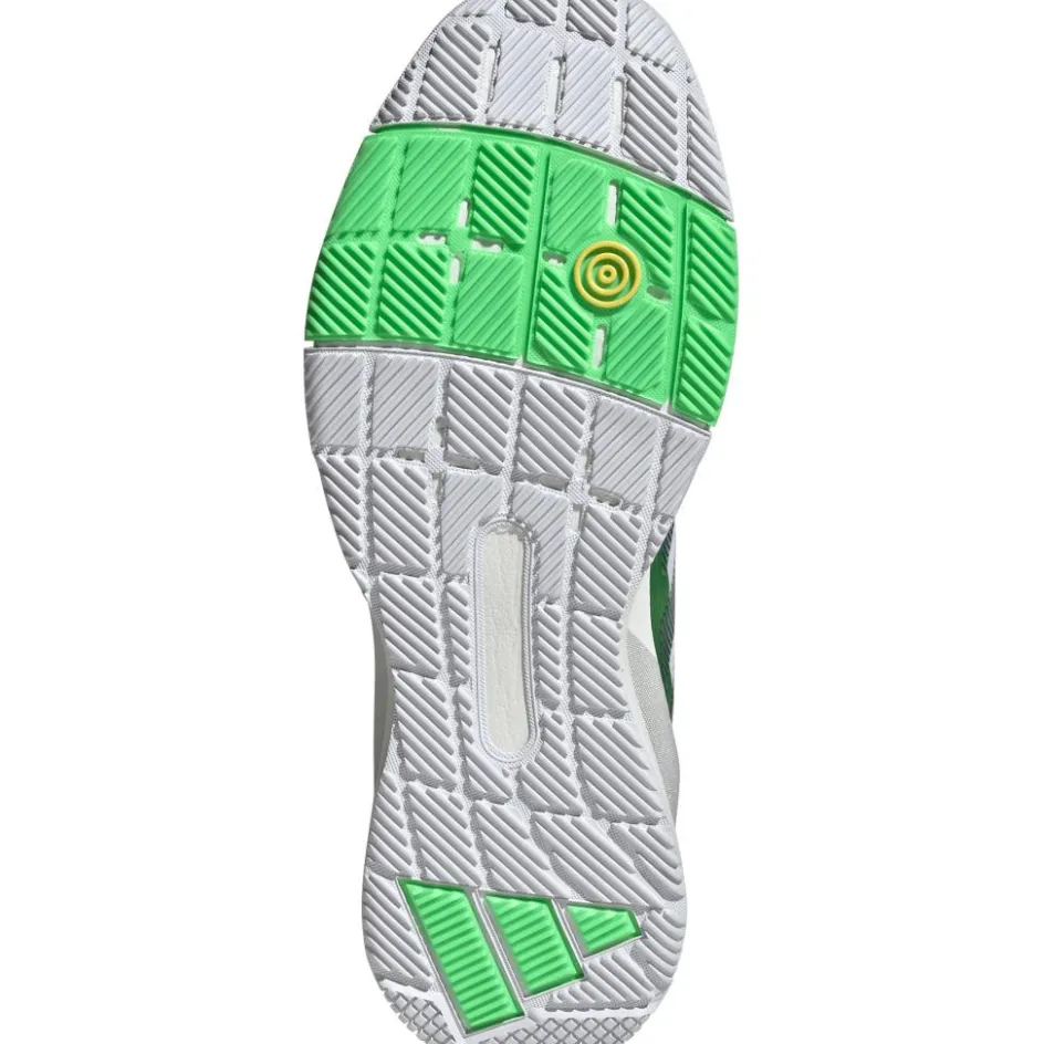 adidas Padelschoenen*Crazyquick padelschoenen heren cloud white aurora ivy lime burst