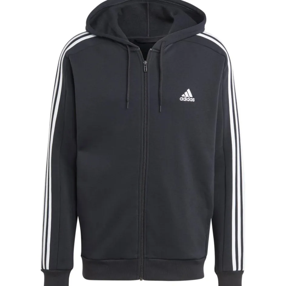 adidas Truien & Vesten*Essential Fleece 3-Stripes vest heren black