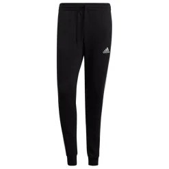 adidas Sportbroek*Essentials Fleece 3-Stripes joggingbroek heren black