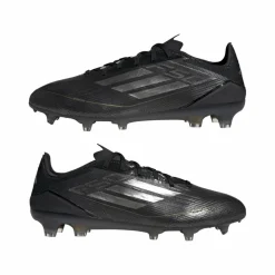 adidas Voetbalschoenen*F50 Pro FG voetbalschoenen heren core black iron metallic gold metallic