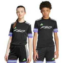 adidas Voetbalkleding*F50 voetbalshirt junior black purple rush