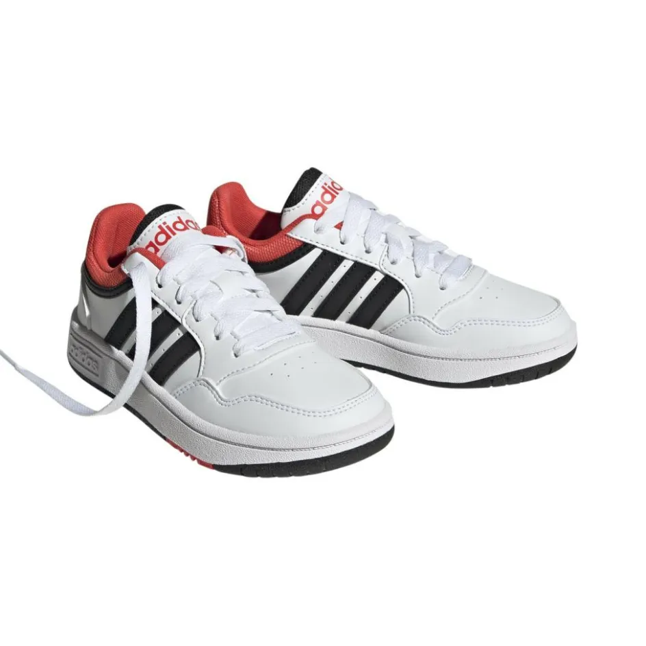adidas Schoenen*Hoops 3.0 schoenen junior cloud white core black bright red