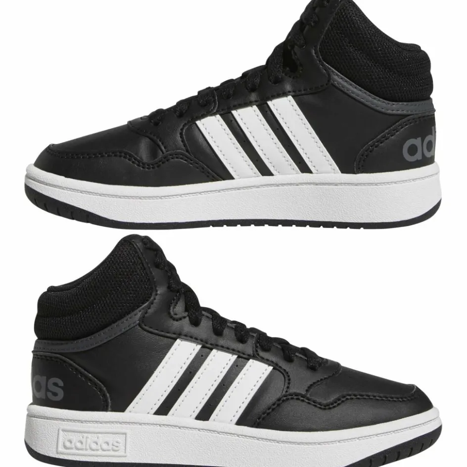 adidas Schoenen*Hoops Mid 3.0 GW0402 schoenen junior black white grey