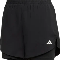adidas Sportbroek*Made For Training Minimal Two-In-One short dames black white