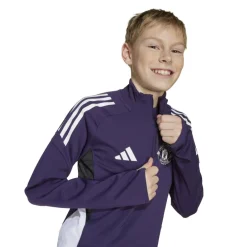 adidas Voetbalkleding*Manchester United Tiro 25 Competition trainingsshirt junior aurora plum
