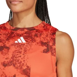 adidas Tenniskleding*Paris Match tennis tanktop dames preloved red