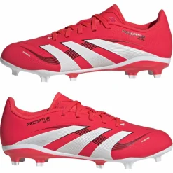 adidas Voetbalschoenen*Predator League FG MG voetbalschoenen junior lucid red cloud white core black