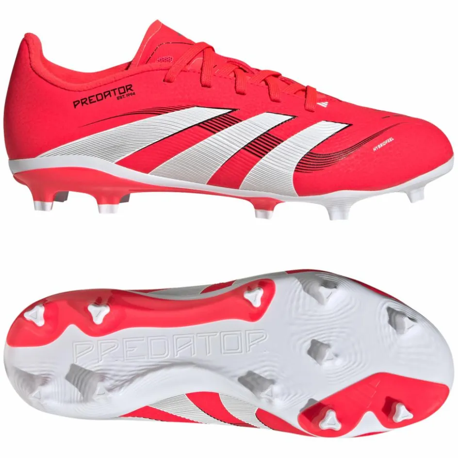 adidas Voetbalschoenen*Predator League FG MG voetbalschoenen junior lucid red cloud white core black