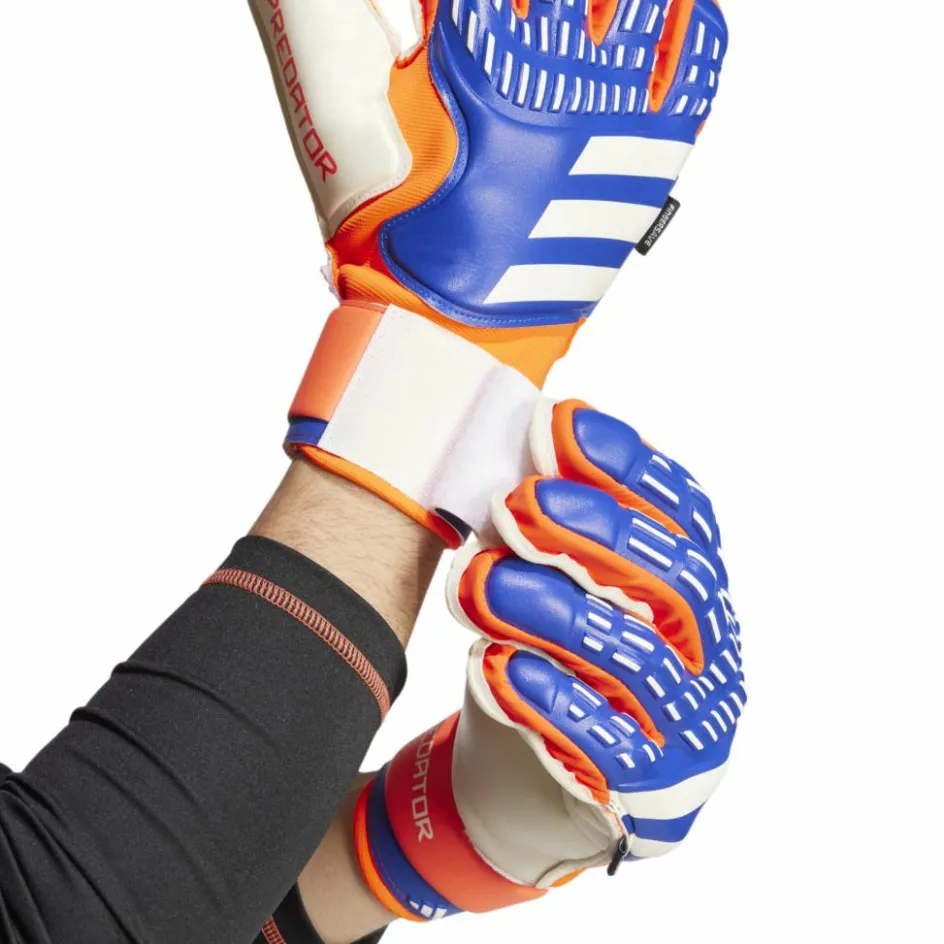 adidas Keepershandschoenen*Predator Match Fingersave keepershandschoenen lucid blue solar red white