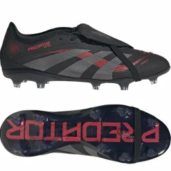 adidas Voetbalschoenen*Predator Pro FG voetbalschoenen heren core black grey four lucid red