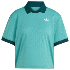 adidas Tenniskleding*Pro Climacool tennispolo dames powder teal