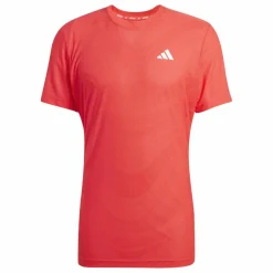 adidas Tenniskleding*Pro FreeLift tennisshirt heren semi lucid red