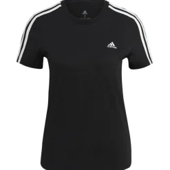 adidas Sportshirt*3-Stripes shirt dames black white
